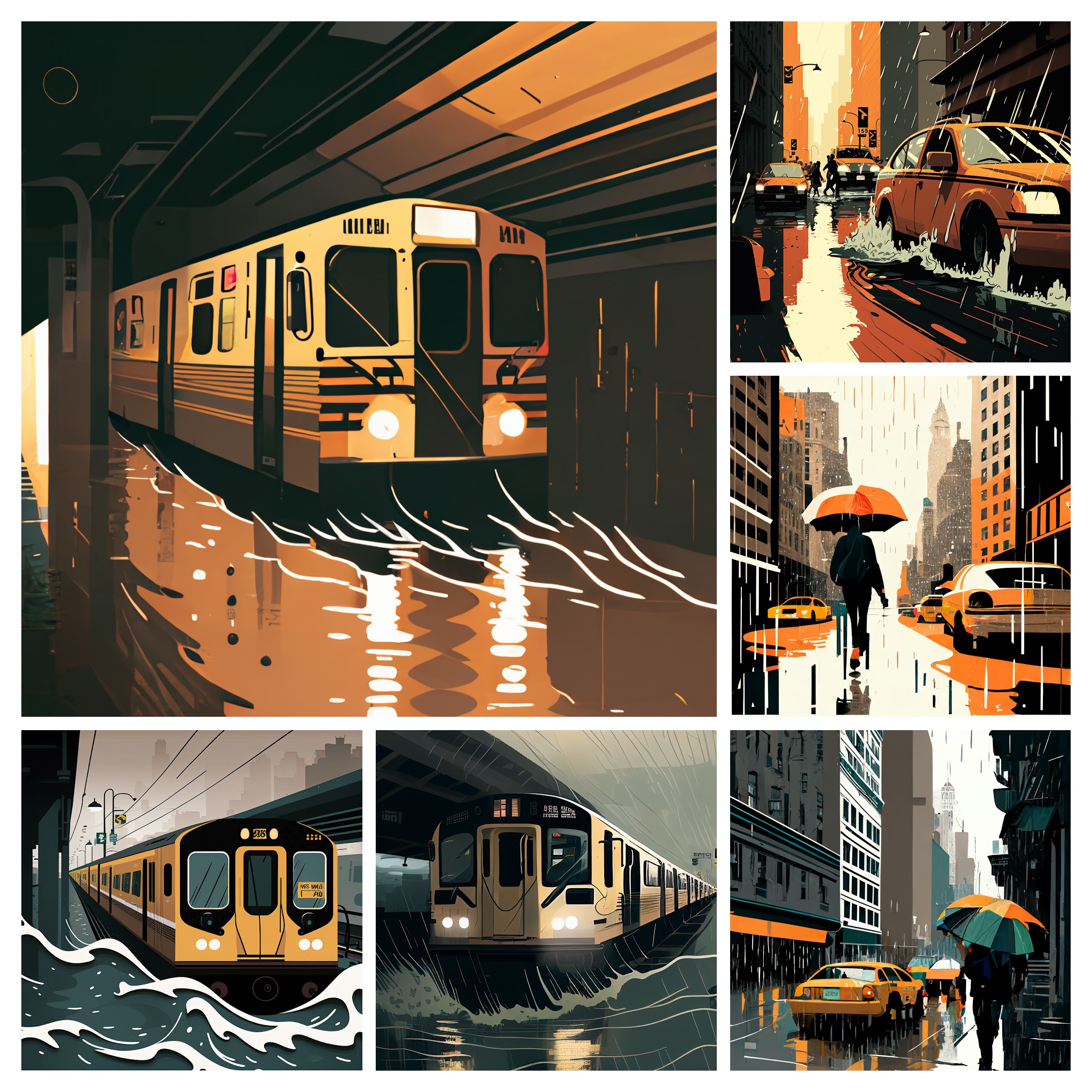 nyc-subway-street-flood-rain-collage